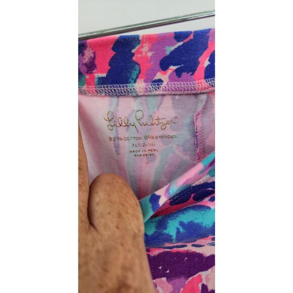 Girls Lilly Pulitzer Maia Leggings Size XL 12-14 - Picture 6 of 8